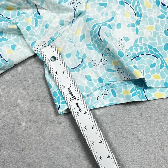Lilly Pulitzer Shorts Womens Size 12 Blue Dolphins Beachy Pockets Cotton - Picture 5 of 9